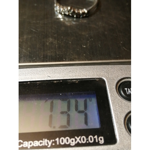 24A - Silver ring 1.32 grams Size O
