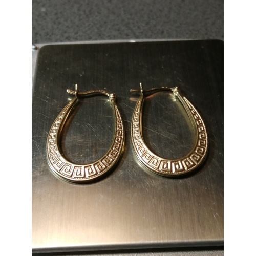 28A - 9ct gold earrings 1.62 grams