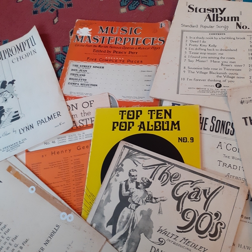 6 - Quantity of sheet music, 1940s and 50s. Various composers and books.