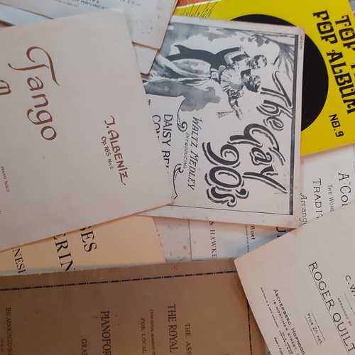 6 - Quantity of sheet music, 1940s and 50s. Various composers and books.