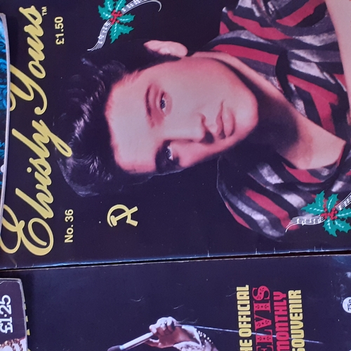 8 - Various vintage Elvis magazines