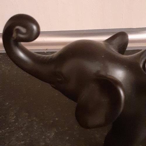 12 - Ceramic  elephant tealight holder