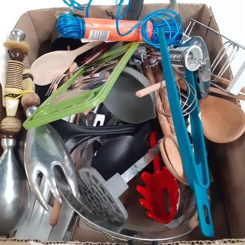 37 - Quantity of vintage and modern kitchen utensils.