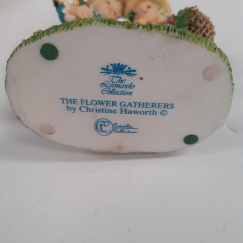 33 - Christine Haworth 'The flower gatherer' ornament