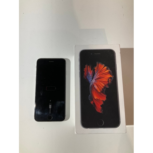 403 - Apple iPhone 6s, 16GB, A1688 in space grey with box - reset ready for use