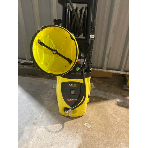 205 - Professional Wilks RX550i pressure washer with floor cleaner attachments