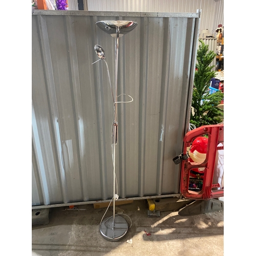 270 - Chrome floor standing lamp