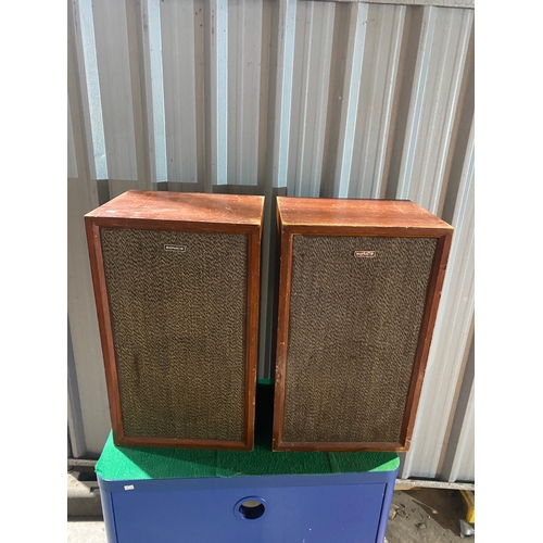 392 - Pair of Sonics large audio speakers - untested