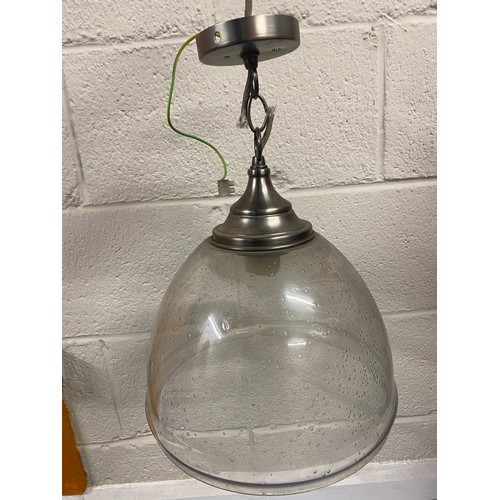 302 - Clear bubble effect ceiling light fitting