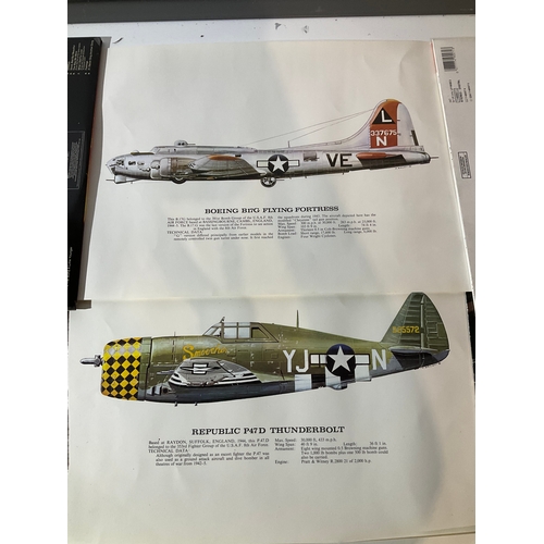 33 - Quantity of plane prints inc B17G Flying Fortress