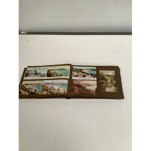 50 - Vintage photograph album dated back to 1904 of tourism places inc Whitby & Scarborough - all hand wr... 