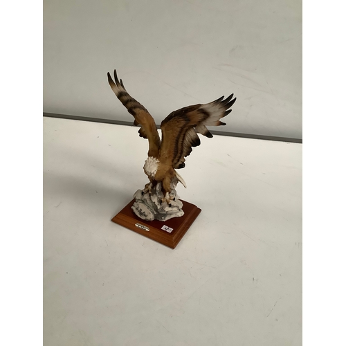 63 - A Belcori eagle figure on plinth in great condition