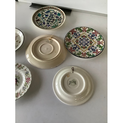 80 - Quantity of mainly hand painted plates