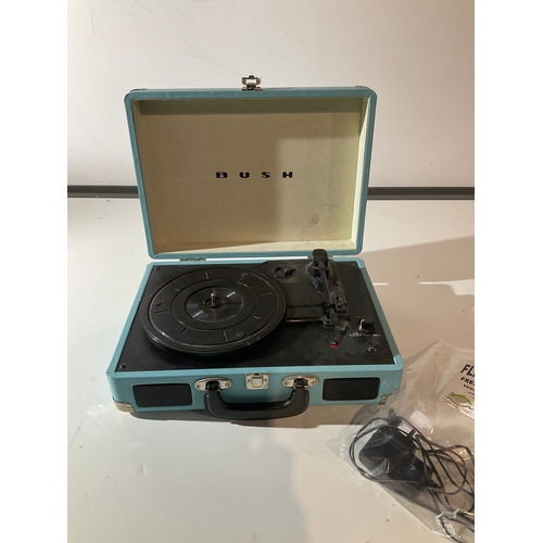 342 - Bush Teal cased turntable M41