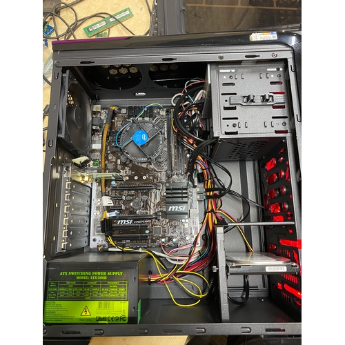 106 - Gaming style PC - i5-6th, 8GB DDR4, 500Gb HDD - brand new - never been used - with box and wireless ... 