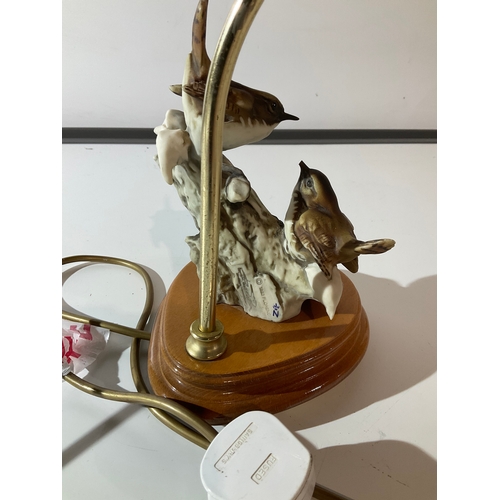 383 - 1983 Florence two bird ceramic table lamp