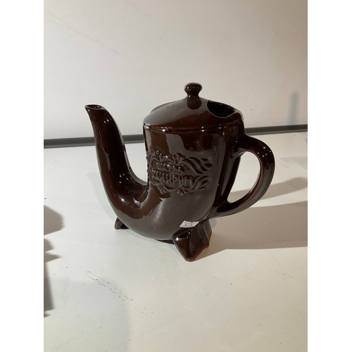 432 - Greek brown glazed water/wine pourer