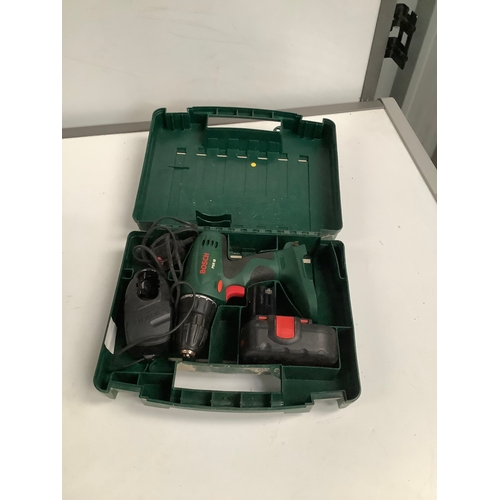 441 - Bosch cordless drill PSR-18 in case with charger