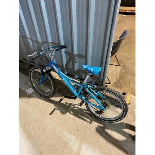 518 - Child’s Trek blue bicycle in good condition