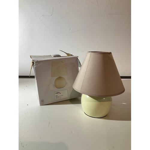 214 - Cream touch table lamp