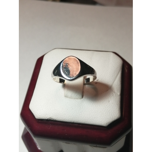 21A - Silver ring 2.35 grams Size N