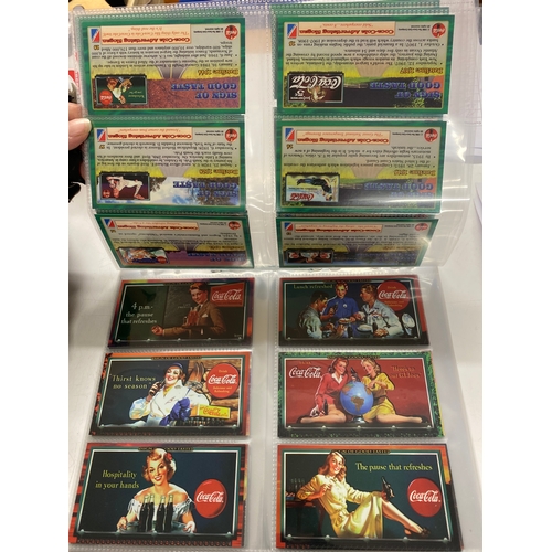 131 - Vintage USA Coca Cola collectors cards