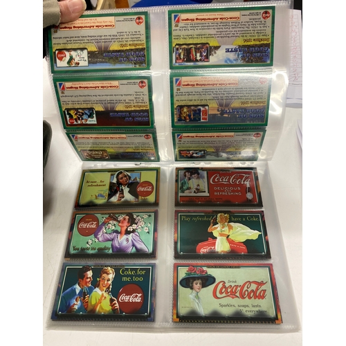 131 - Vintage USA Coca Cola collectors cards