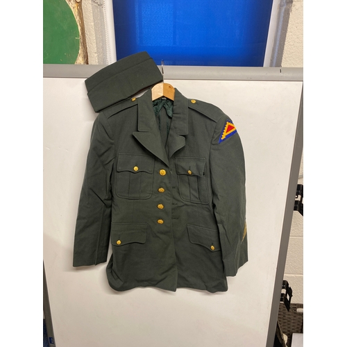 132 - Vintage original Korean tunic jacket & cap