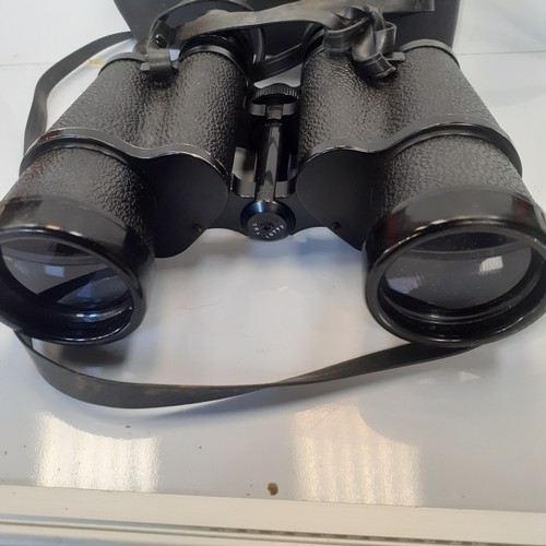 16 - Zenith Tempest binoculars boxed. 10x50 field binoculars