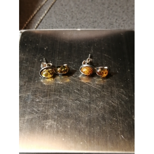 22A - Silver earrings 1.42