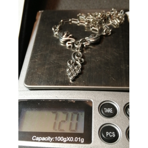 27A - Silver necklace 7.20 grams