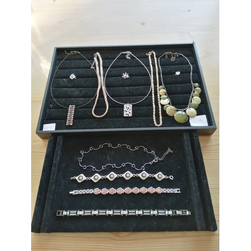 40A - 2 trays of mixed jewellery (trays not included)