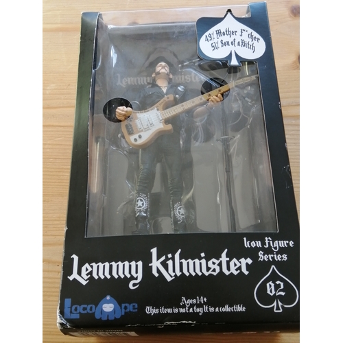42A - LocoApe Lemmy Kilmister icon figure from Motorhead in original box in excellent condition