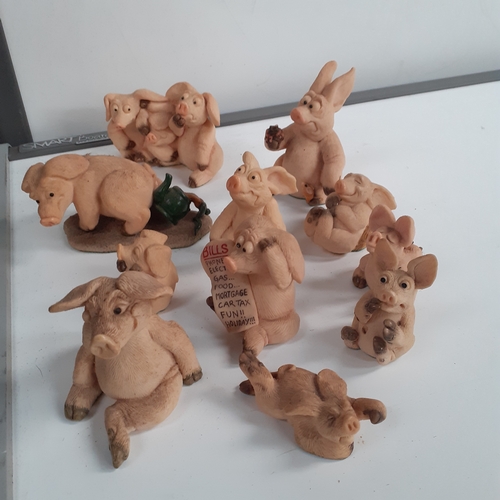 1 - Quantity of 'Piggin' ornaments including 'Piggin bills' 'Piggin tantrum'  'Piggin clumsy' and others