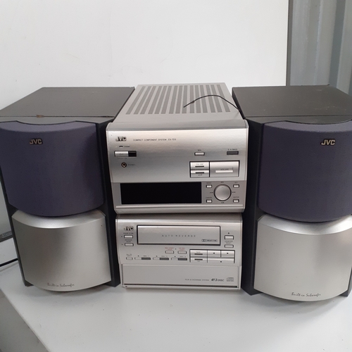 23 - JVC compact component system EX-TD5 with 2 speakers