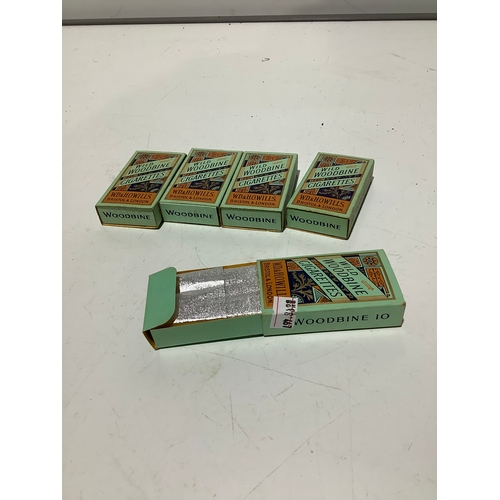 45 - Set of vintage wild woodbine cigarettes in original boxes - 5 in total