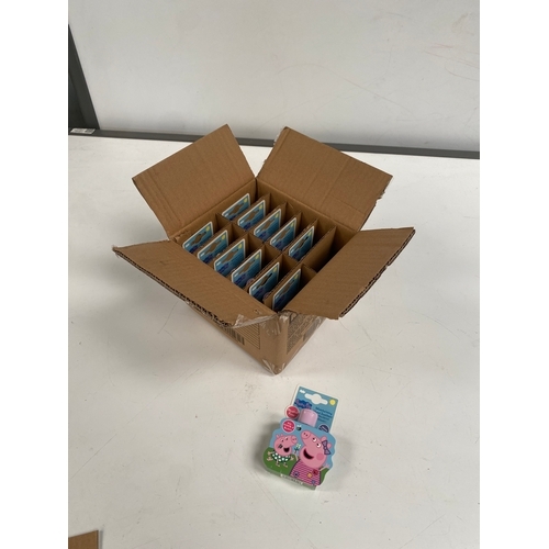 347 - 2x boxes of 12 50ml peppa pig hand sanitizer