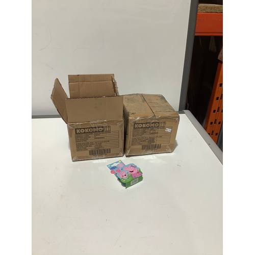 408 - 2x boxes of 50ml peppa pig hand sanitizer