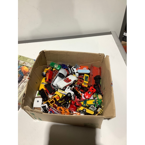 236 - Quantity of die cast cars & a puzzle