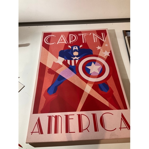 276 - Captain America canvas