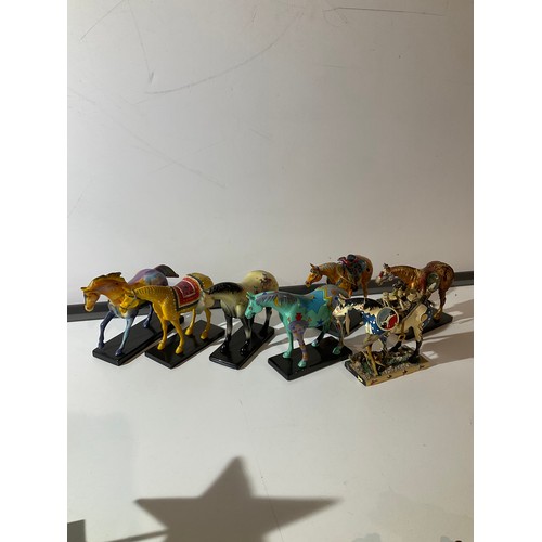 138A - collection of 7 The Trail of painted Ponies limited editions