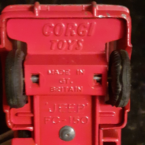 6 - 2 corgi diecast. Volkswagon and cherry picker.