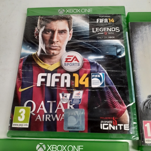 22 - Quantity of x box one games.  Fifa 14 is sealed.