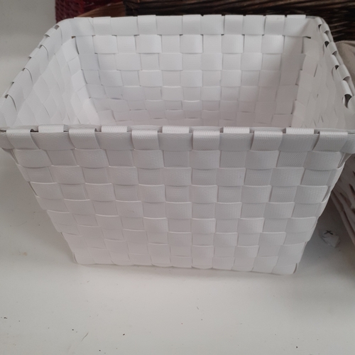 10 - Quantity of good quality clean wicker baskets