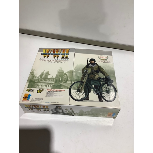 48 - WWII Sibret 1944 bicycle trooper - looks like it’s not been out the packaging in very good condition