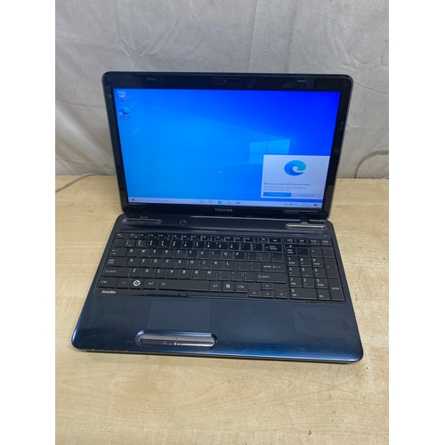 211 - Toshiba L755D, AMD A6-3400 processor, 4GB RAM, 500GB hard drive - windows 10 installed with charger