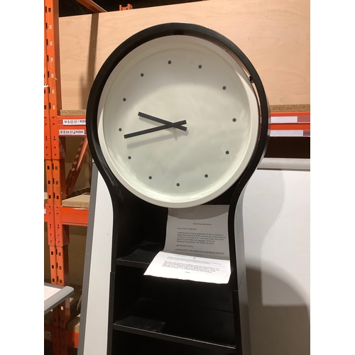 213 - Large IKEA 6ft stylish clock with shelves