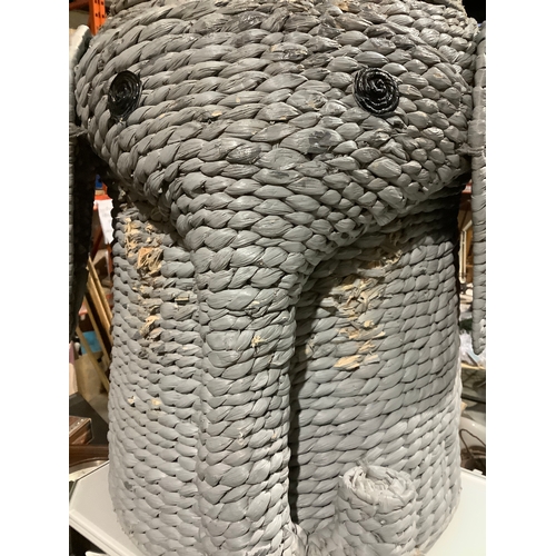 258 - Elephant storage laundry basket