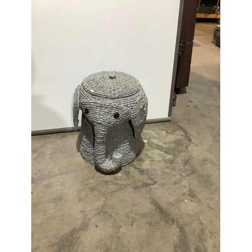 258 - Elephant storage laundry basket