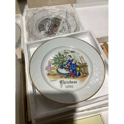 366 - Royal Worcester Christmas plates- 1979,80,81 and 82